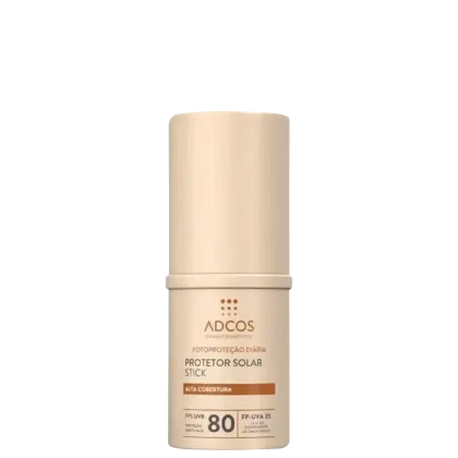 Imagem do produto Adcos Fotoproteção Diária Stick FPS80 Peach - Protetor Solar Facial com Cor 17g