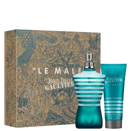 Imagem do produto Conjunto Le Male Jean Paul Gaultier Masculino - Eau de Toilette 125ml + Gel de Banho 75ml