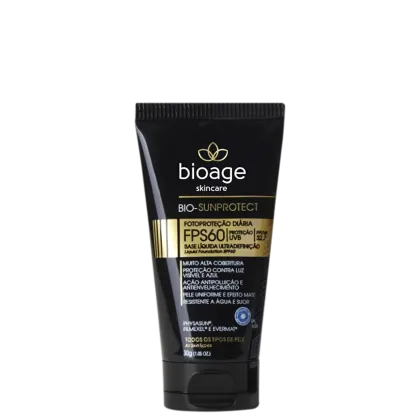 Imagem do produto Bioage Bio-SunProtect  Alta Cobertura FPS 60 Bege Claro - Base Líquida 30g