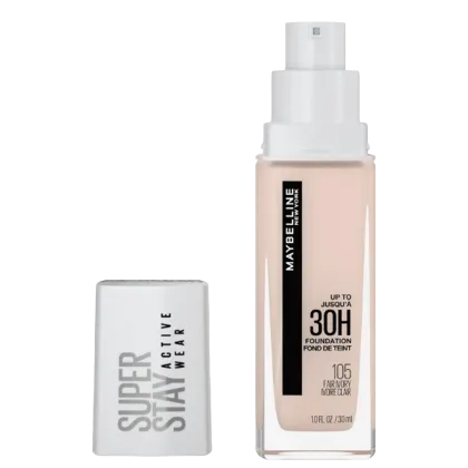 Imagem do produto Maybelline Superstay Active Wear 30H 105 Fair Ivory - Base Líquida 30ml