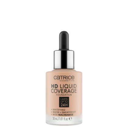 Imagem do produto Catrice HD Liquid Coverage Rose Beige 020 - Base Líquida 30ml