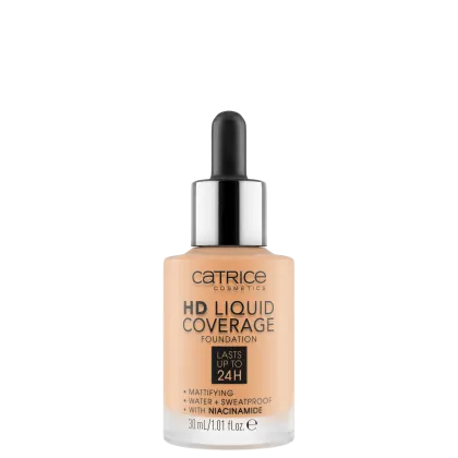 Imagem do produto Catrice HD Liquid Coverage Gold Beige 037 - Base Líquida 30ml