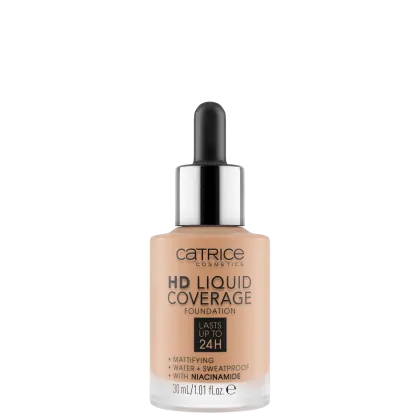 Imagem do produto Catrice HD Liquid Coverage Warm Beige 040 - Base Líquida 30ml