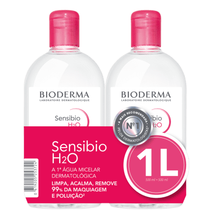 Kit Bioderma Sensibio H2O Duo - Água Micelar
