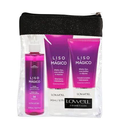 Imagem do produto Kit Lowell Keeping Liss Liso Mágico (3 Produtos)