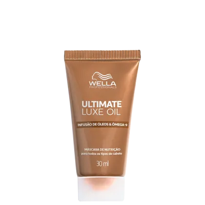A imagem mostra a Máscara Capilar Ultimate Luxe Oi da marca Wella Professionals.