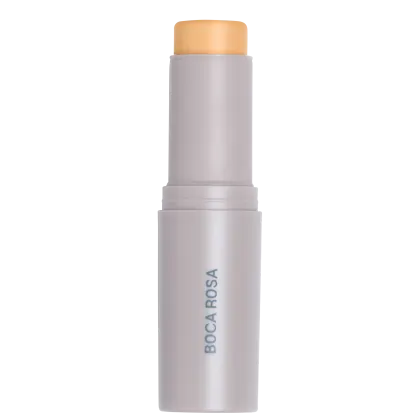 A imagem mostra o produto Stick Pele, da marca Boca Rosa, na cor BR08, um tom bege claro.