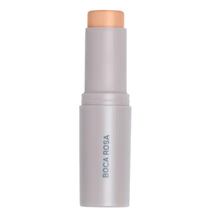 A imagem mostra o produto Stick Pele, da marca Boca Rosa, na cor BR13, um tom claro médio.