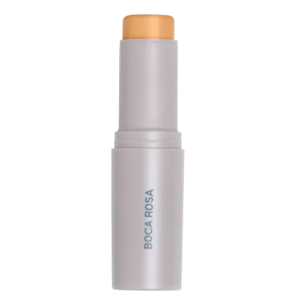 A imagem mostra o produto Stick Pele, da marca Boca Rosa, na cor BR18, um tom claro médio.