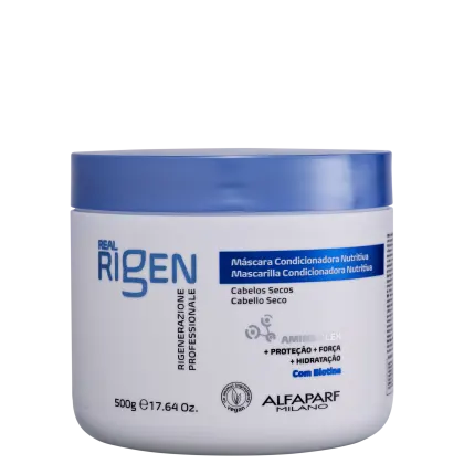 Máscara Capilar Nutritiva Alfaparf Milano Real Rigen 500g.