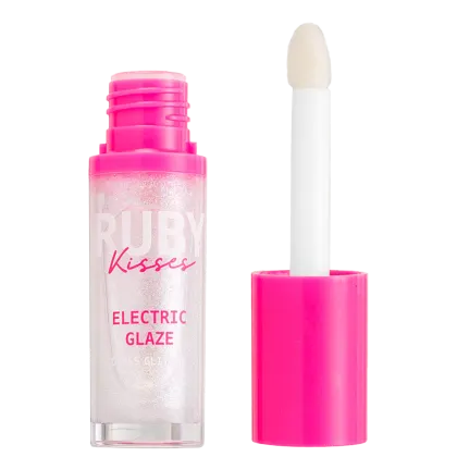 Gloss labial Eletric Glaze, da marca Ruby Kisses.