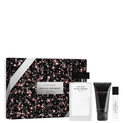 Imagem do produto Conjunto For Her Pure Narciso Rodriguez Feminino - Perfume Eau de Parfum 100ml + Body Lotion 50ml + Travel Size 10ml