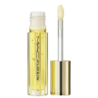 Óleo Labial Lipglass Blow Plump Oil, da marca M.A.C