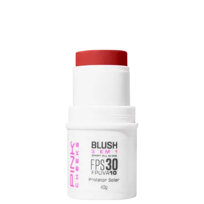 Blush Multifuncional Pink Cheeks Sport All in One FPS30 FPUVA10 Red Cherry, 4,5g.