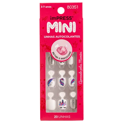 Imagem do produto Kiss New York imPRESS Mystical Unicorn - Unhas Autocolantes Infantis (20 Unidades)