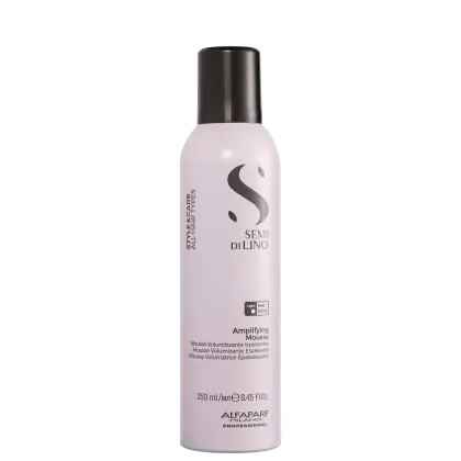 Mousse Capilar Semi di Lino Style&Care Fixação Leve, da marca Alfaparf.