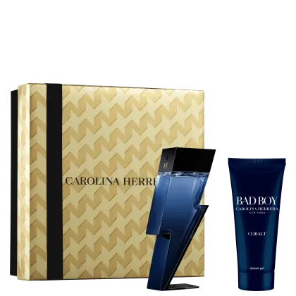 Imagem do produto Conjunto Bad Boy Cobalt Électrique Carolina Herrera Masculino - Perfume Eau de Parfum 100ml + Gel de Banho 100ml