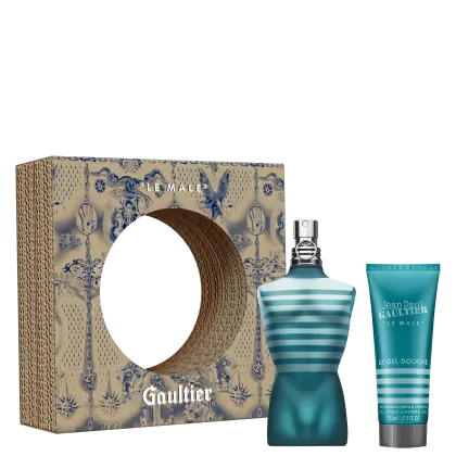 Imagem do produto Conjunto Le Male Jean Paul Gaultier Masculino - Eau de Toilette 125 ml + Gel de Banho 75 ml