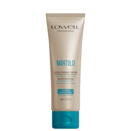 Shampoo Mirtilo, da marca Lowell.