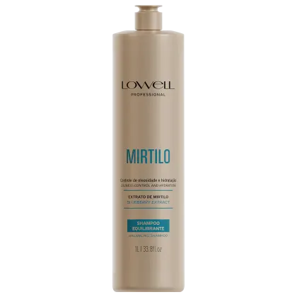 Shampoo Mirtilo, da marca Lowell.
