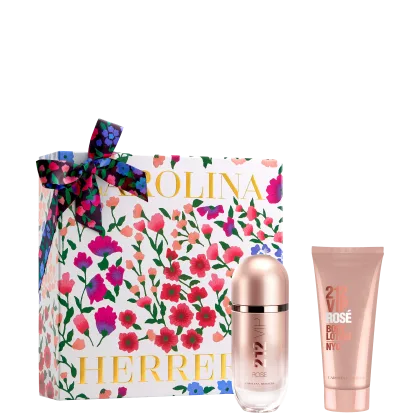 Imagem do produto Conjunto 212 VIP Rosé Carolina Herrera Feminino - Perfume Eau de Parfum 80ml + Body Lotion 100ml