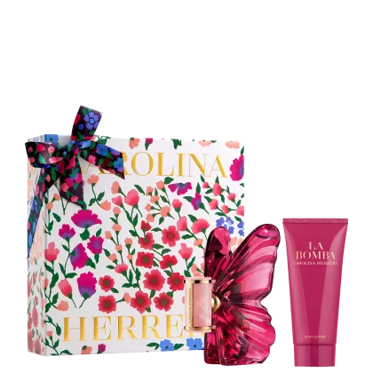 Imagem do produto Conjunto La Bomba Carolina Herrera Feminino - Perfume Eau de Parfum 80ml + Body Lotion 100ml