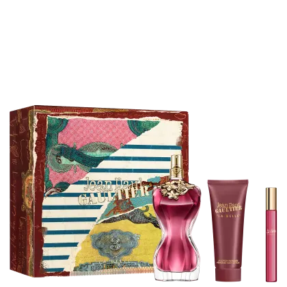 Imagem do produto Conjunto La Belle Jean Paul Gaultier Feminino - Perfume Eau de Parfum 100ml + Body Lotion 75ml + Travel Size 10ml