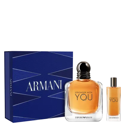 Imagem do produto Conjunto Stronger With You Armani Masculino - Perfume Eau de Toilette 100ml + Travel Size 15ml