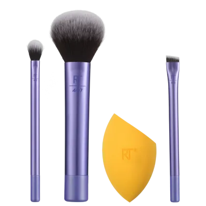 Kit Real Techniques Midi Glow Set, 4 produtos.