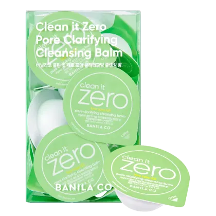 Kit Banila CO Clean It Zero Pure Clarifying Balm Travel, 16 unidades.