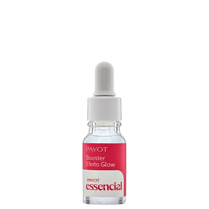 Frasco de Booster Efeito Glow Essencial, da marca Payot.