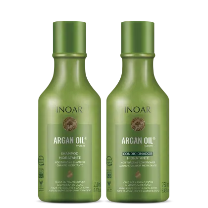 Imagem do produto Kit Inoar Argan Oil System (2 Produtos)