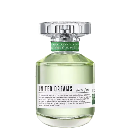 Imagem do produto United Dreams Live Free Benetton Eau de Toilette - Perfume Feminino 80ml