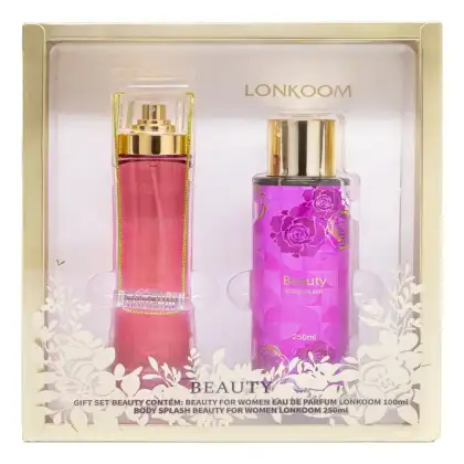 Imagem do produto Kit Lonkoom Beauty Perfume 100ML + Body 250ML