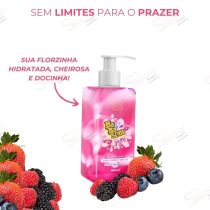 Imagem do produto Gel Hidratante Sexy Beijável para Virilha Frutas Vermelhas Soul