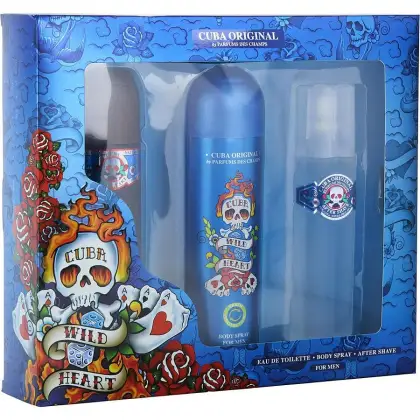 Imagem do produto Perfume Masculino Cuba Wild Heart Edt Spray 100 Ml & Pós- Barba Corporal 200