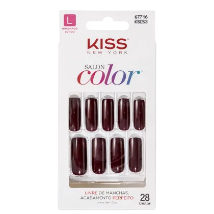 Imagem do produto Kiss New York Salon Color Angel - Unhas Postiças (28 Unidades)