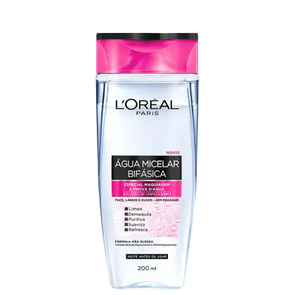 Imagem do produto L'Oréal Paris Dermo Expertise Solução de Limpeza 5 em 1- Água Micelar Bifásica 200ml