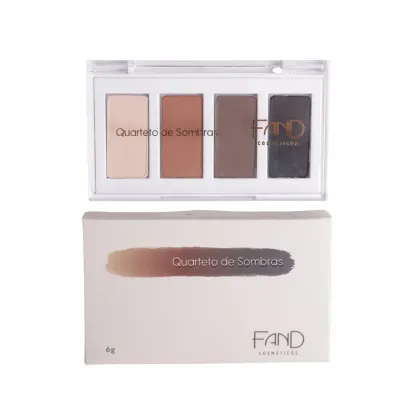 Paleta de Sombras Fand Cosméticos Essencial, 6g.