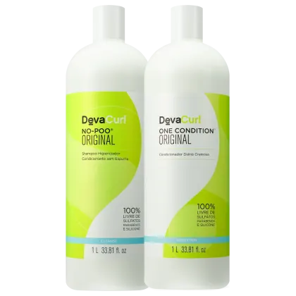 Imagem do produto Kit Deva Curl No-Poo Duo Salão (2 Produtos)