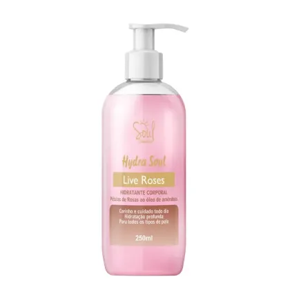 Imagem do produto Hidratante Corporal Hydra Soul Live Roses - Soul Cosméticos 250ml