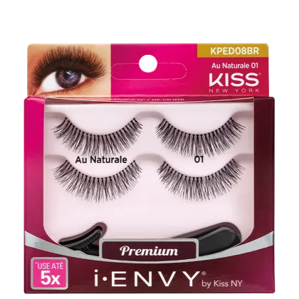 Imagem do produto Kiss New York i-Envy Au Naturale 08 Duplo - Cílios Postiços 3g
