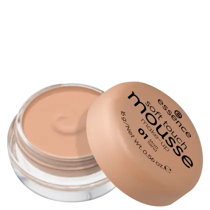Imagem do produto Essence Soft Touch Mousse 01 Matt Sand - Base Cremosa 16g