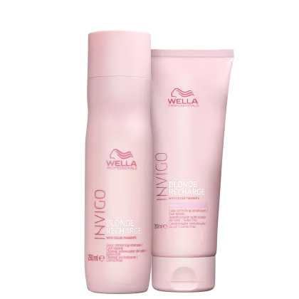 Imagem do produto Kit Wella Professionals Invigo Blonde Recharge Duo (2 Produtos)