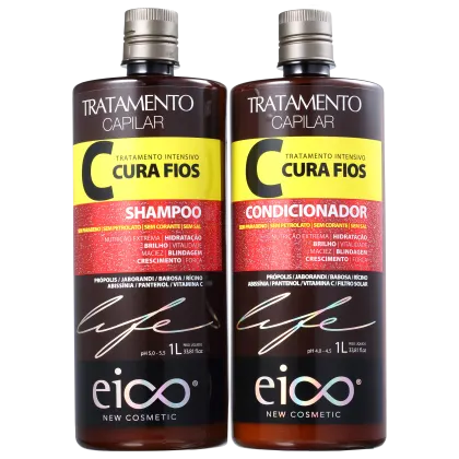 Imagem do produto Kit Eico Life Cura Fios Duo (2 Produtos)