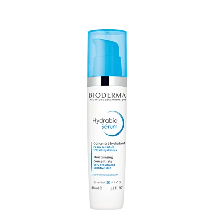 A imagem mostra o Sérum Hidratante Facial Hydrabio da marca Bioderma.