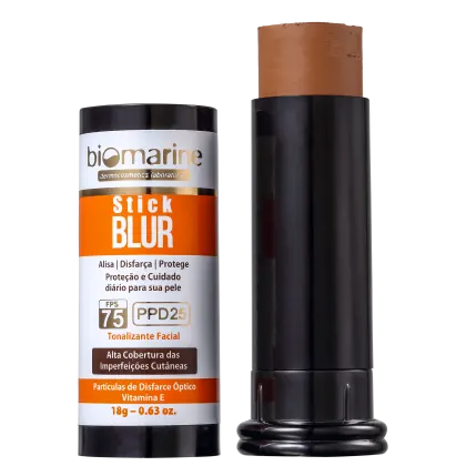 Imagem do produto Biomarine Stick Blur FPS 75 PPD 25 Chocolate - Base em Bastão 18g