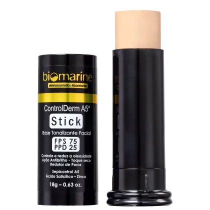 Imagem do produto Biomarine Control Derm FPS 75 PPD 25 Bege - Base em Bastão 18g