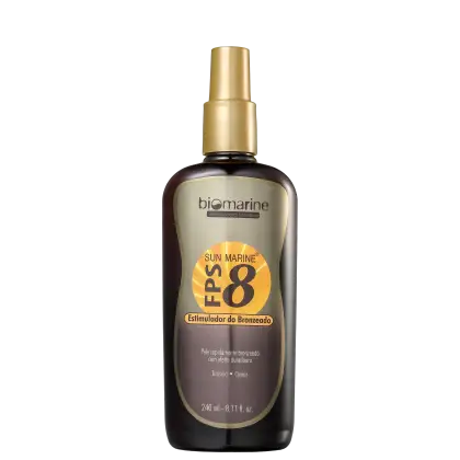 Imagem do produto Biomarine Sun Marine Estimulador de Bronzeado FPS 8 - Bronzeador 240ml