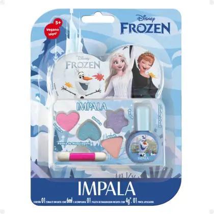 Imagem do produto Kit Impala Frozen: Paleta de Maquiagem e Esmalte Infantil
